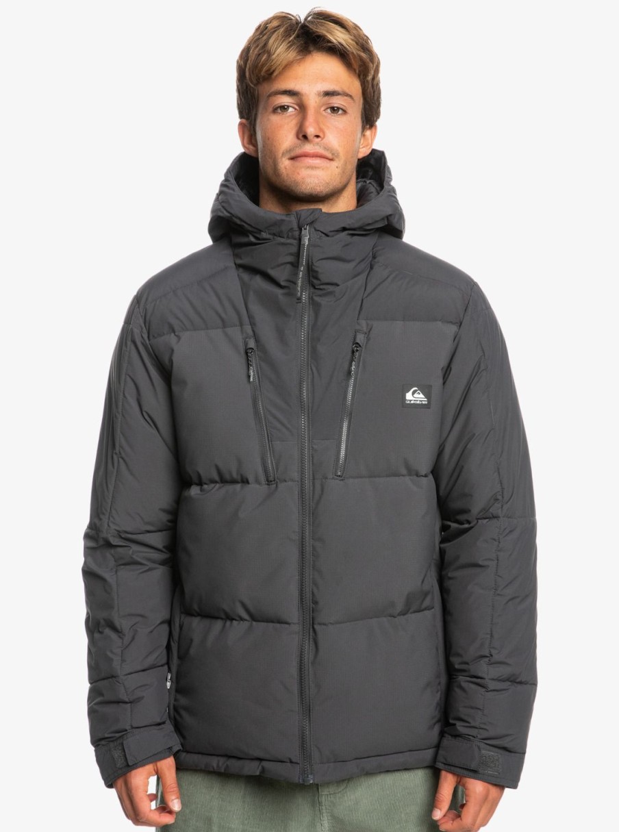 Hombre Quiksilver Chaquetas & Abrigos | Nomad - Chaqueta Acolchada Tecnica Para Hombre Phantom