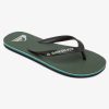 Hombre Quiksilver | Molokai - Chanclas Para Hombre Black/Green/Blue