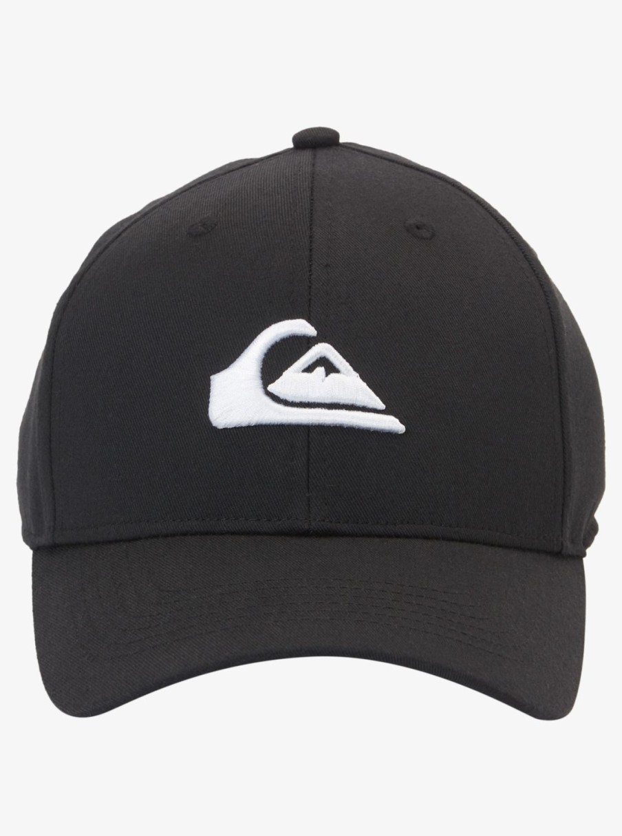 Hombre Quiksilver Gorras & Sombreros | Decades - Gorra Con Cierre Ajustable A Presion Para Hombre Black