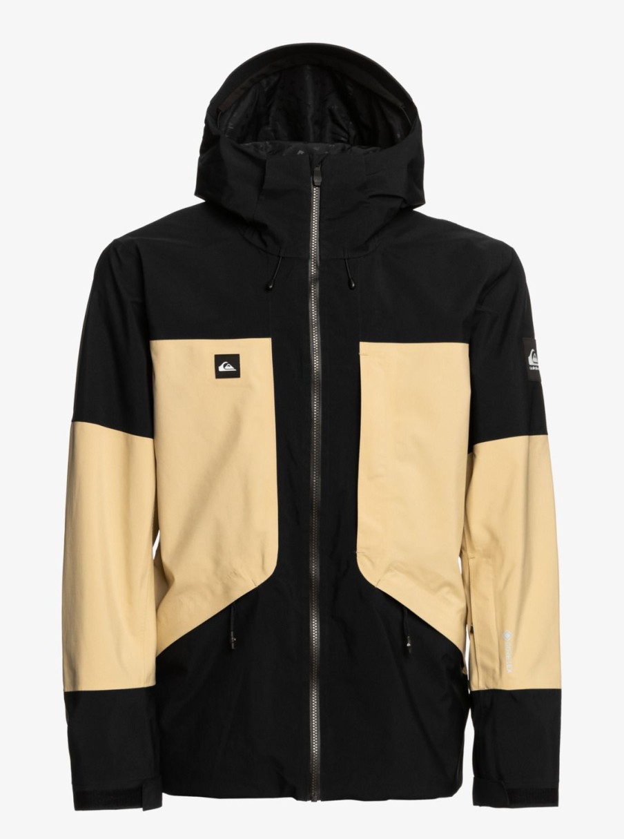 Hombre Quiksilver Chaquetas De Snow | Forever Stretch Gore-Tex® - Chaqueta Tecnica Snow Para Hombre Pale Khaki