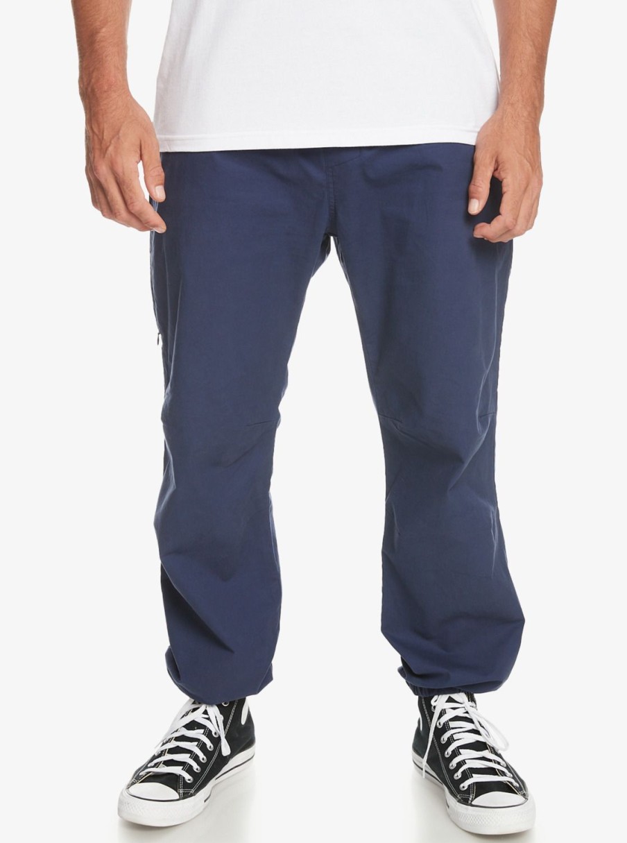 Hombre Quiksilver Pantalones | Lo-Tech Beach Cruiser - Pantalon De Chandal Para Hombre Naval Academy