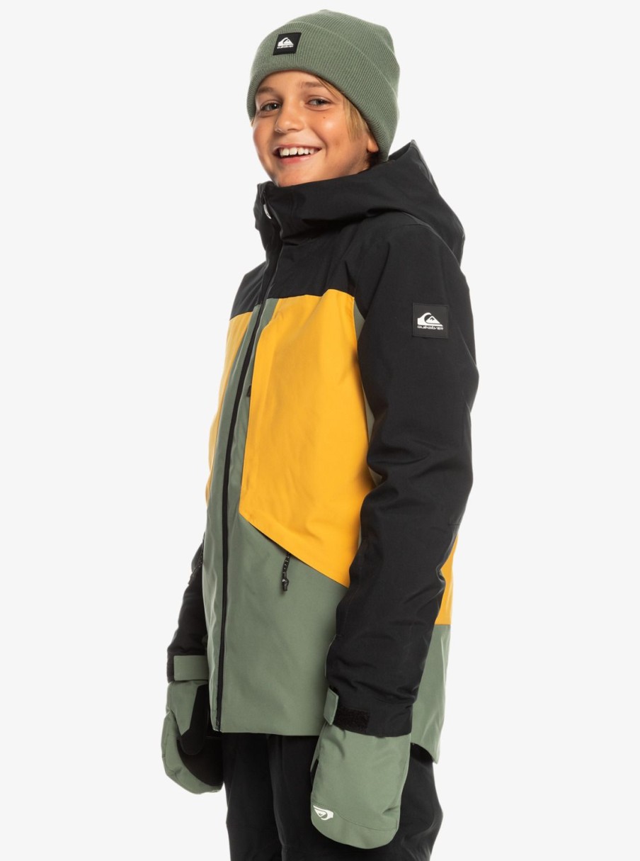 Nino Quiksilver Accesorios | Ambition - Chaqueta Tecnica Snow Para Chicos 8-16 Laurel Wreath