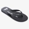 Hombre Quiksilver | Molokai - Chanclas Para Hombre Black 1