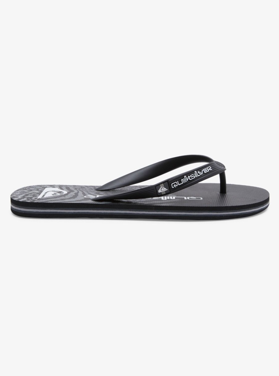 Hombre Quiksilver | Molokai - Chanclas Para Hombre Black 1