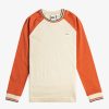 Nino Quiksilver Camisetas | Return To School - Camiseta De Manga Larga Para Chicos 8-16 Baked Clay