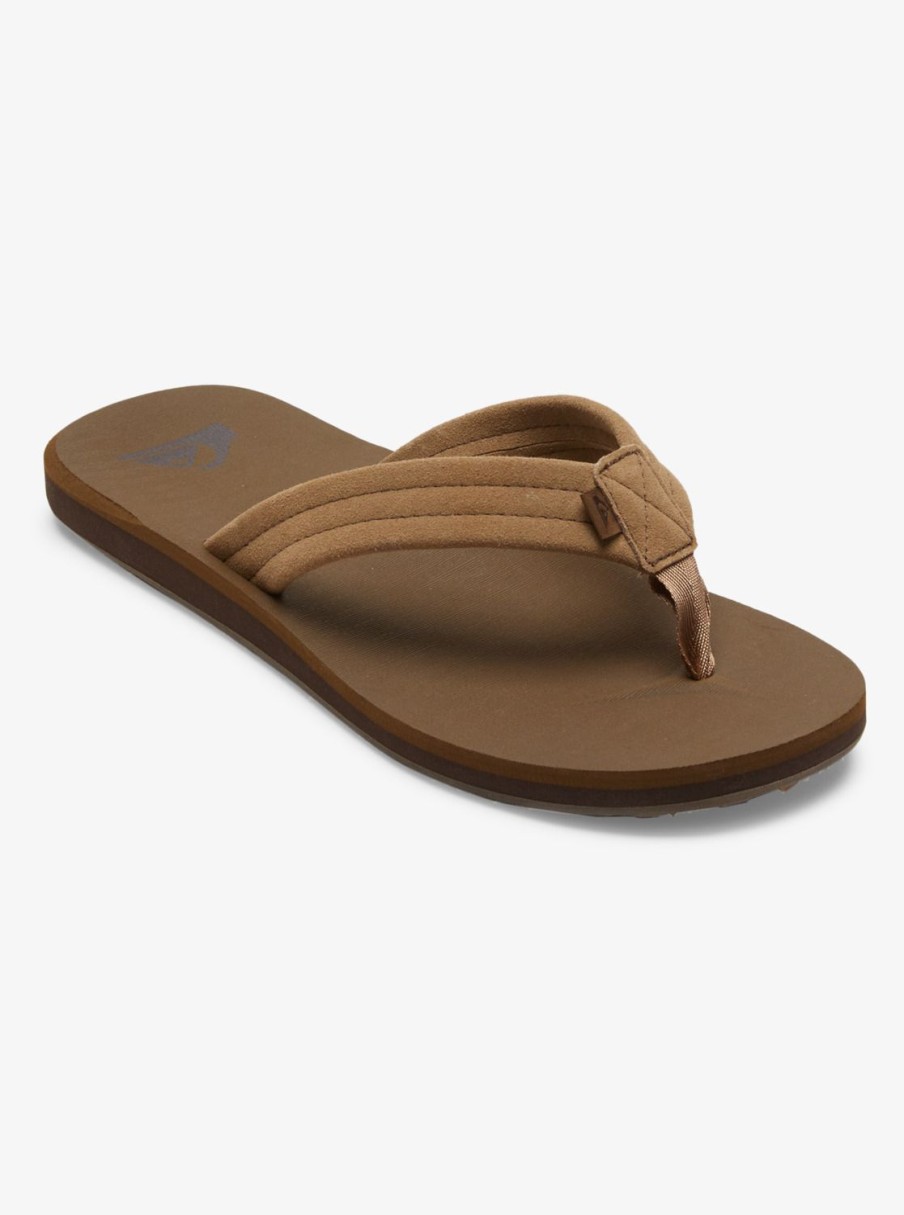 Hombre Quiksilver | Carver Suede Core - Sandalias Para Hombre Tan 1