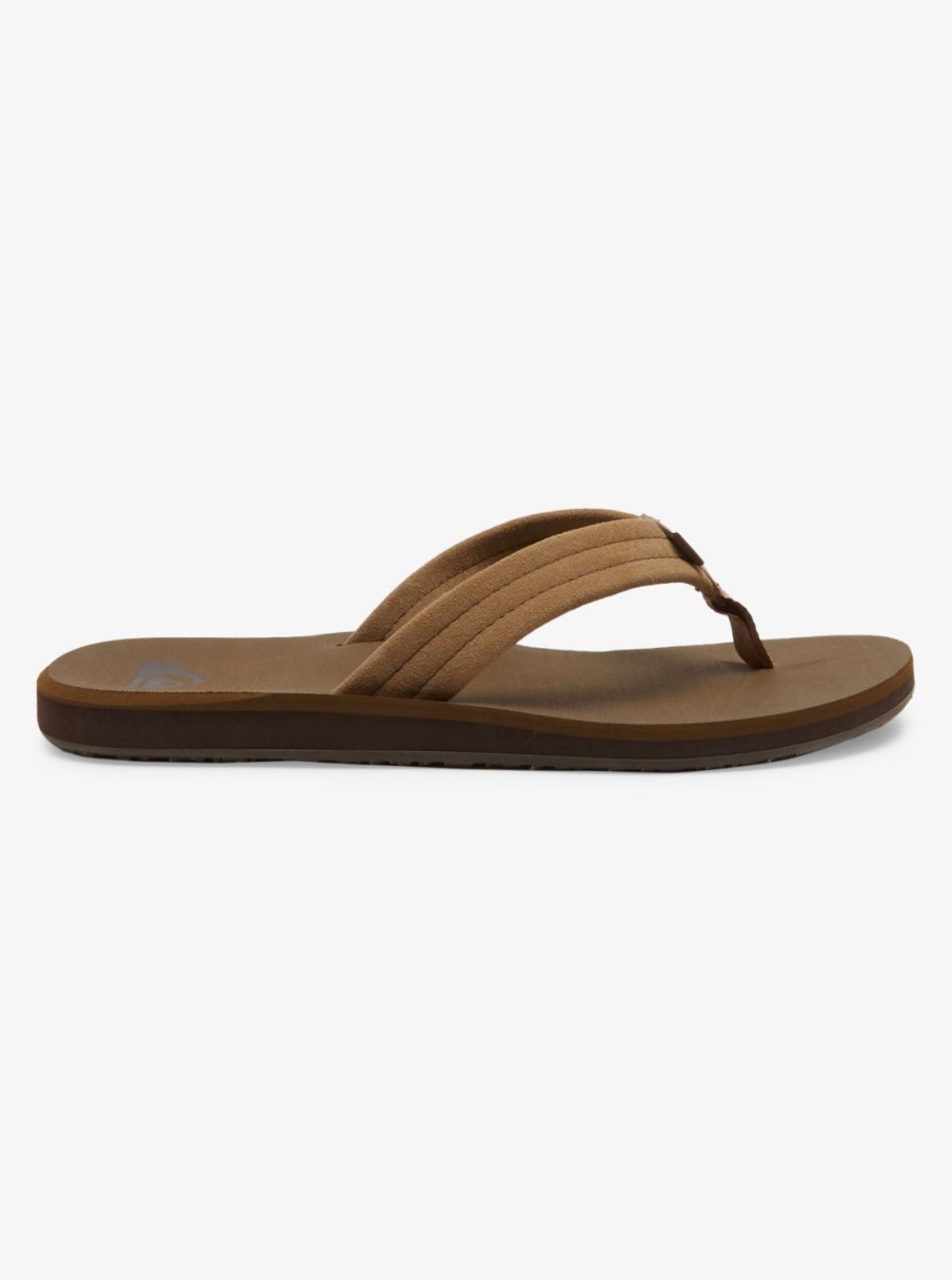 Hombre Quiksilver | Carver Suede Core - Sandalias Para Hombre Tan 1