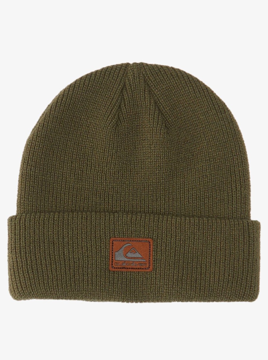 Hombre Quiksilver Accesorios | Performer - Gorro Con Dobladillo Para Hombre Four Leaf Clover