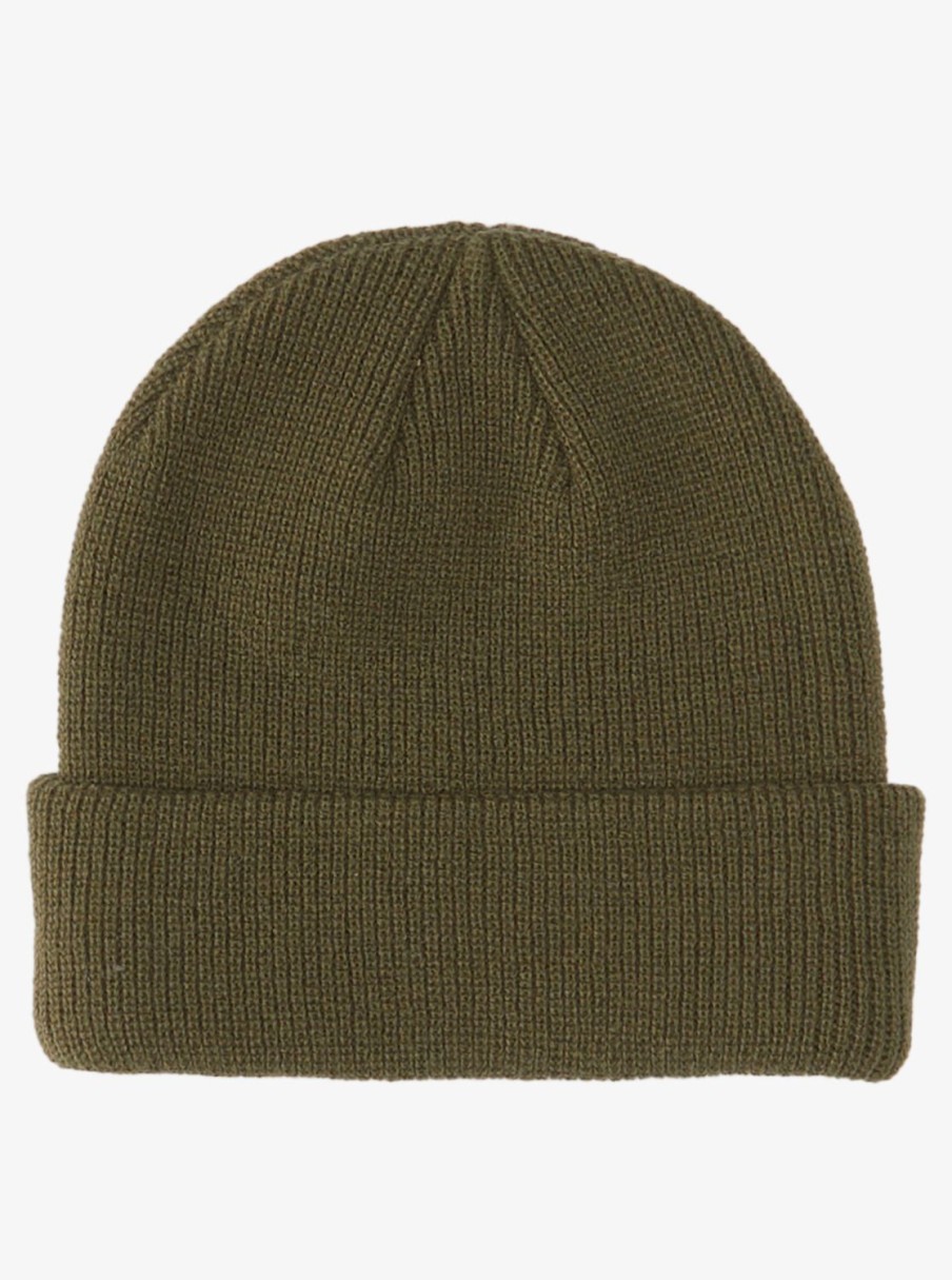 Hombre Quiksilver Accesorios | Performer - Gorro Con Dobladillo Para Hombre Four Leaf Clover