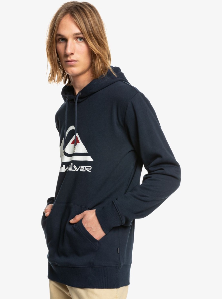 Hombre Quiksilver Sudaderas & Jerseis | Big Logo - Sudadera Para Hombre Navy Blazer