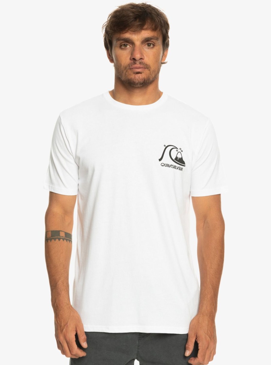 Hombre Quiksilver Camisetas & Polos | The Original - Camiseta Para Hombre White