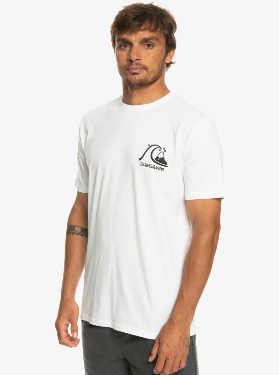 Hombre Quiksilver Camisetas & Polos | The Original - Camiseta Para Hombre White