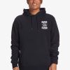 Hombre Quiksilver Sudaderas & Jerseis | Global Force - Sudadera Con Capucha Para Hombre Black