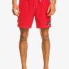 Hombre Quiksilver Trajes De Bano | Original Arch 17" - Short De Natacion Para Hombre High Risk Red