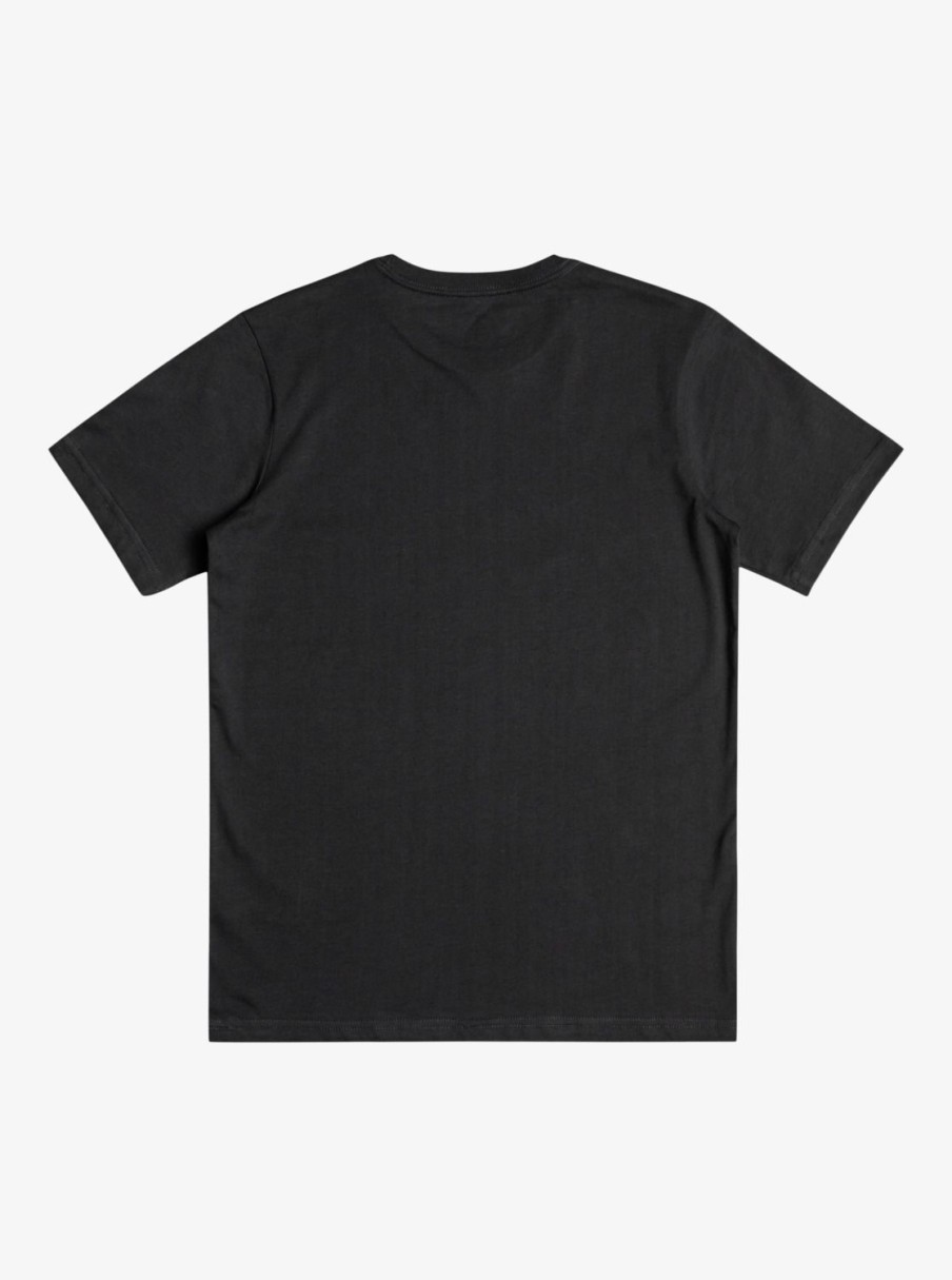 Nino Quiksilver Camisetas | Comp Logo - Camiseta Para Chicos Black