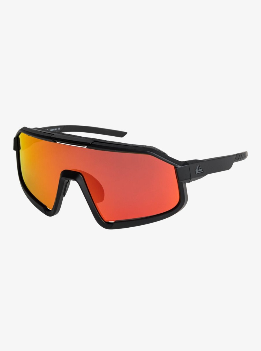 Hombre Quiksilver Gafas De Sol | Slash+ - Gafas De Sol Para Hombre Black/Ml Red