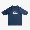 Nino Quiksilver Lycras | All Time - Licra De Manga Corta Upf 50 Para Chicos 2-7 Insignia Blue