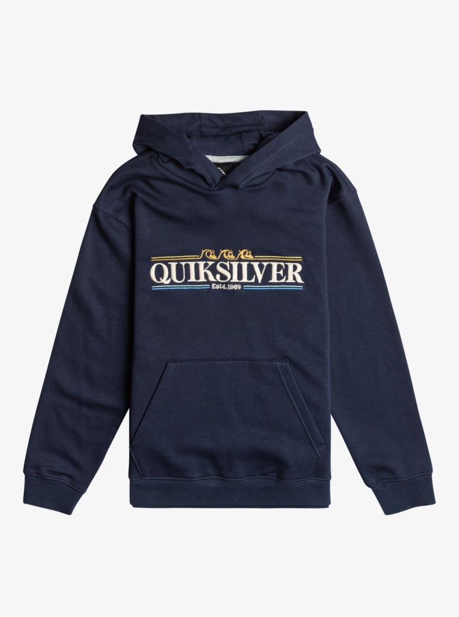 Nino Quiksilver Sudaderas | Graphic - Sudadera Con Capucha Para Chicos 8-16 Navy Blazer