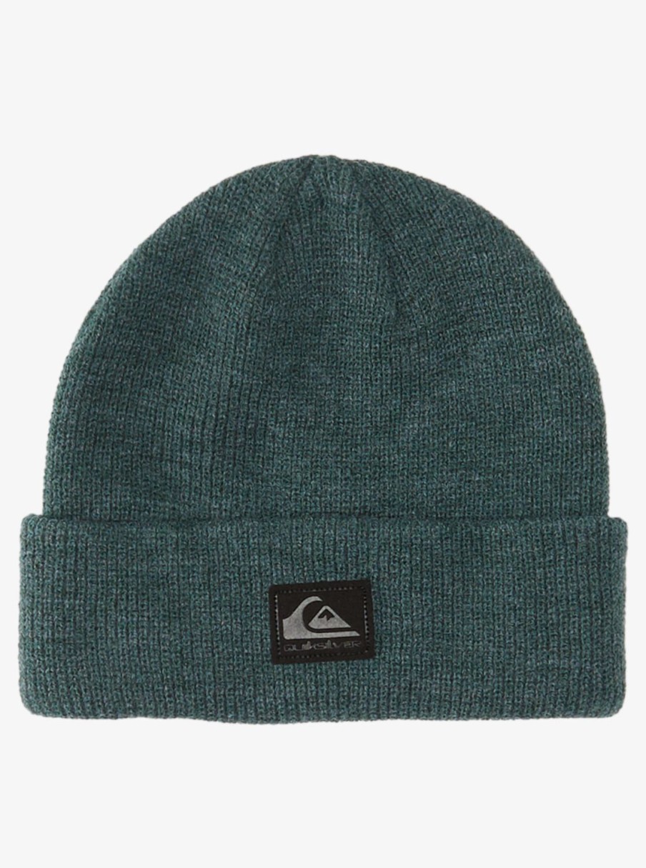 Hombre Quiksilver Accesorios | Performer - Gorro Con Dobladillo Para Hombre Greener Pastures Heather