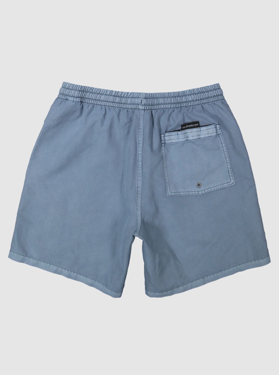 Hombre Quiksilver Trajes De Bano | Everyday Surfwash 17" - Short De Natacion Para Hombre Bering Sea