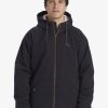 Hombre Quiksilver Chaquetas & Abrigos | Final Call - Parka Resistente Al Agua Para Hombre Black