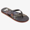 Hombre Quiksilver | Molokai Highline Scallop - Chanclas Para Hombre Black 1