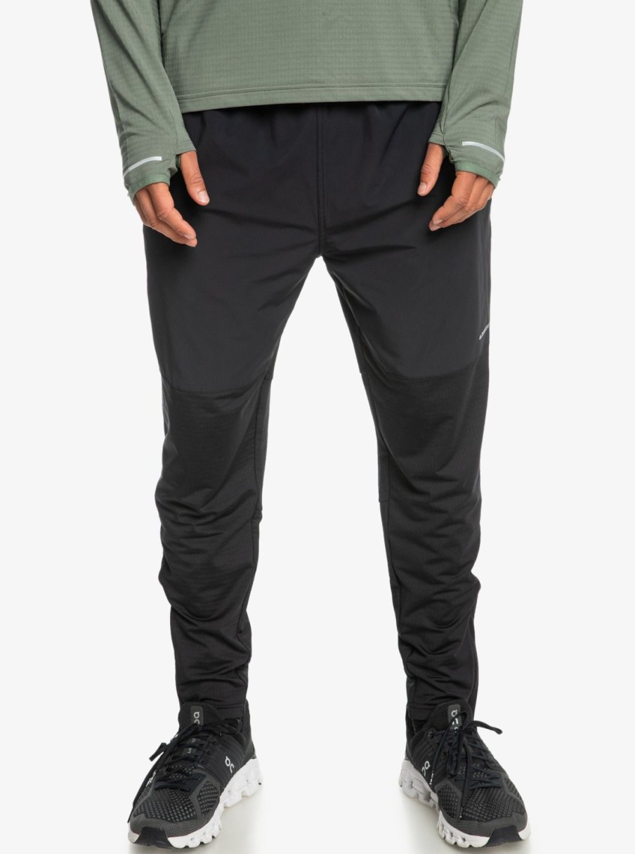 Hombre Quiksilver Pantalones | Keep The Pace - Pantalon Tecnico Para Hombre True Black