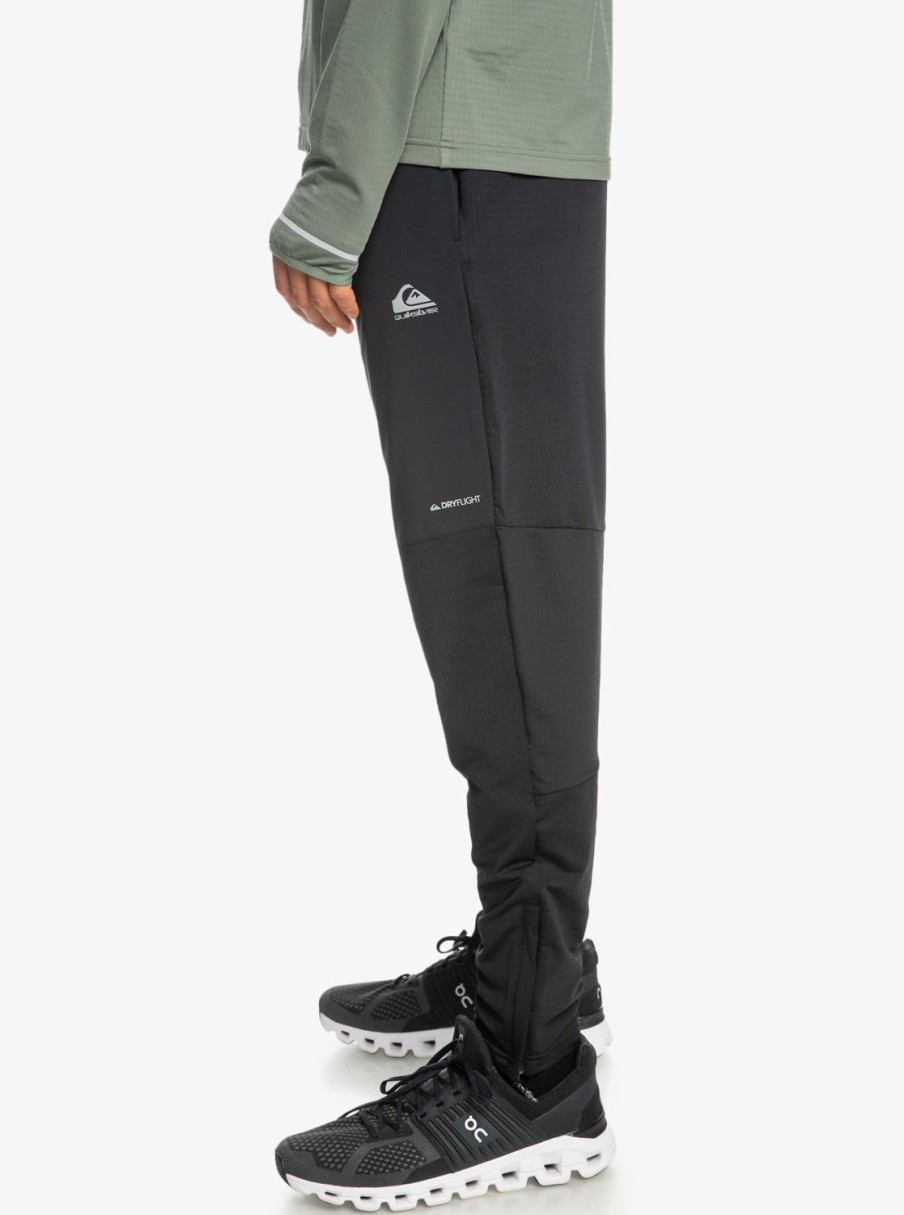 Hombre Quiksilver Pantalones | Keep The Pace - Pantalon Tecnico Para Hombre True Black