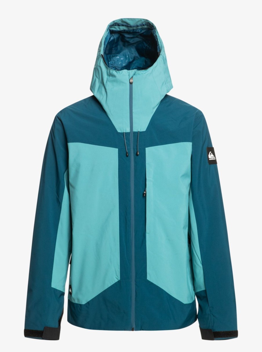 Hombre Quiksilver Chaquetas De Snow | Muldrow - Chaqueta Tecnica Snow Para Hombre Majolica Blue