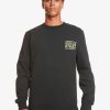 Hombre Quiksilver Sudaderas & Jerseis | Surf The Earth - Sudadera Para Hombre Black