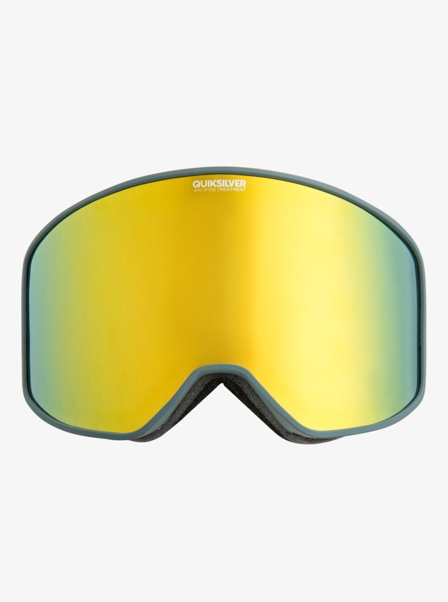 Hombre Quiksilver Accesorios | Storm - Mascara Para Snowboard/Esqui Para Hombre Laurel Wreath/Gold Ml S3