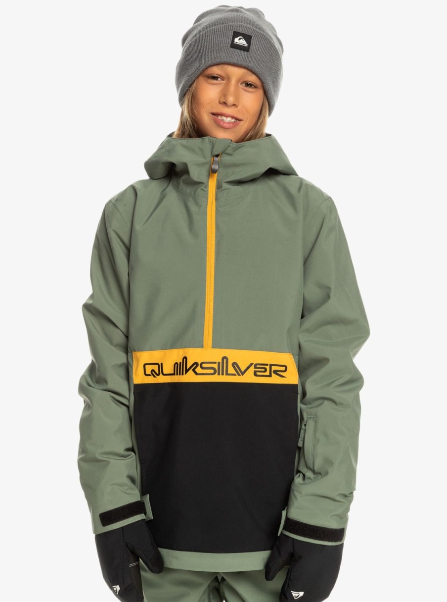 Nino Quiksilver Accesorios | Steeze - Chaqueta Tecnica Snow Para Chicos 8-16 Laurel Wreath