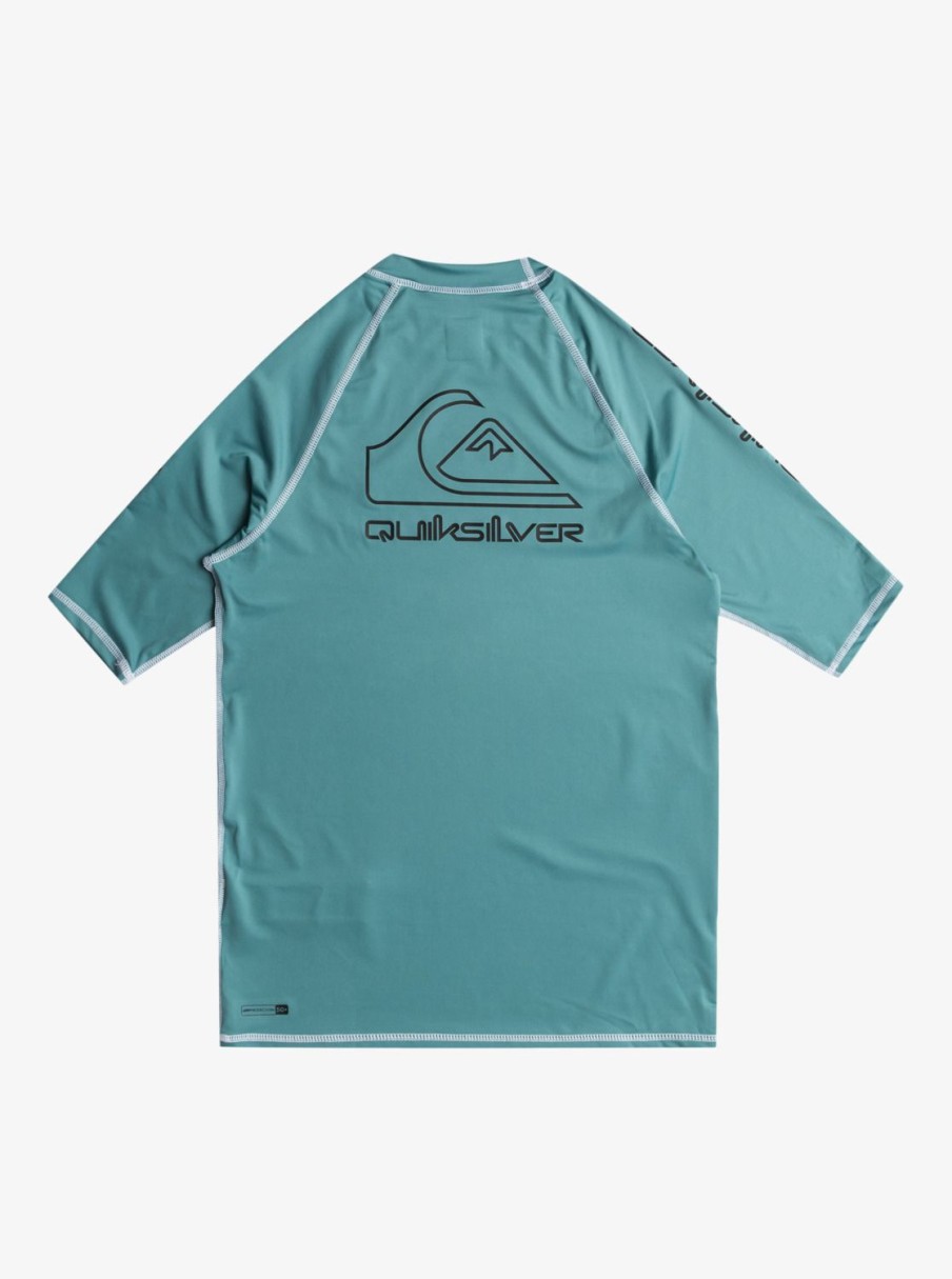 Hombre Quiksilver Lycras | On Tour - Licra De Manga Corta Upf 50 Para Hombre Brittany Blue