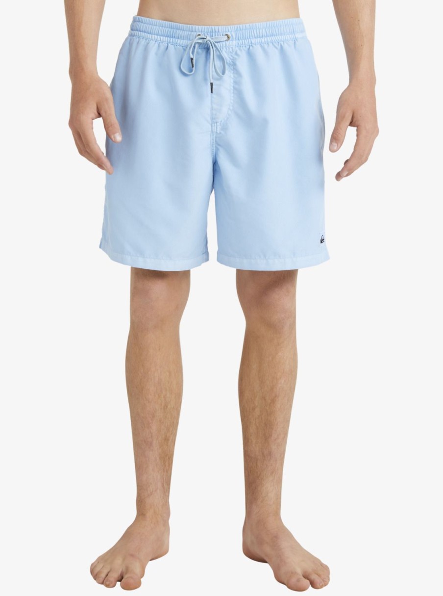 Hombre Quiksilver Trajes De Bano | Everyday Surfwash 17" - Short De Natacion Para Hombre Clear Sky