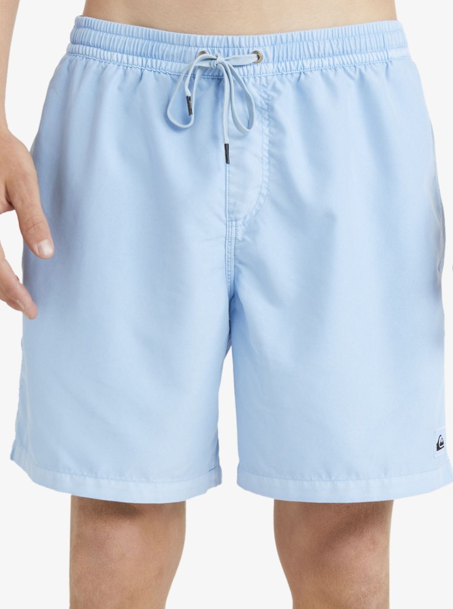 Hombre Quiksilver Trajes De Bano | Everyday Surfwash 17" - Short De Natacion Para Hombre Clear Sky