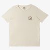 Nino Quiksilver Camisetas | Earthy Type - Camiseta Para Chicos 8-16 Birch