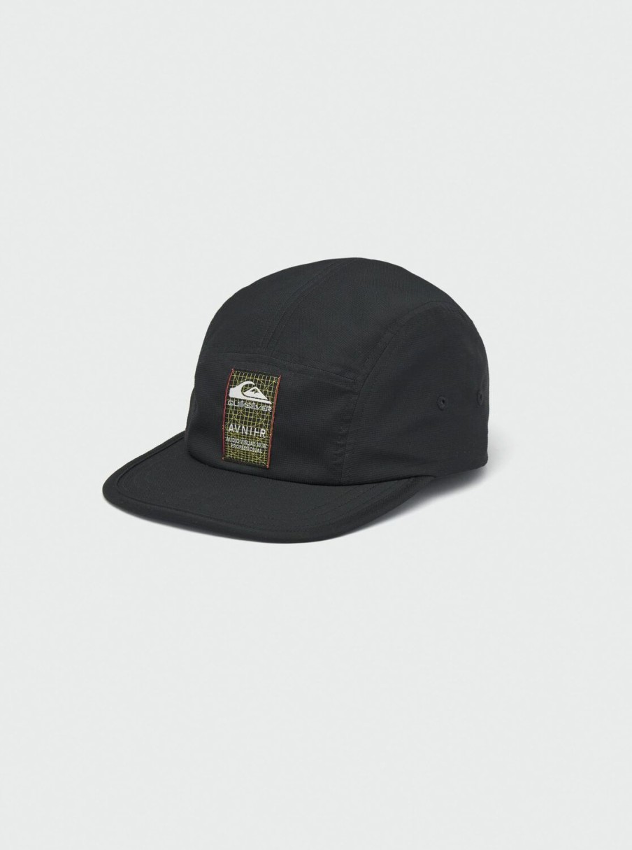 Hombre Quiksilver Gorras & Sombreros | Avnier Contrast - Gorra Tecnica Black