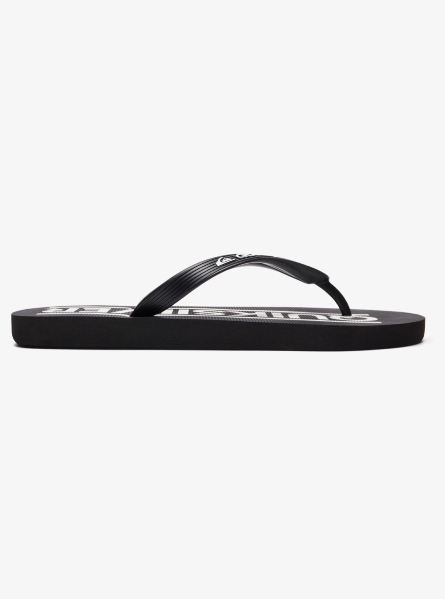 Nino Quiksilver Chanclas | Java Wordmark - Chanclas Para Chicos Black/Black/White