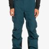 Hombre Quiksilver Pantalones De Snow | Forever Stretch Gore-Tex® - Pantalon Para Nieve Para Hombre Majolica Blue