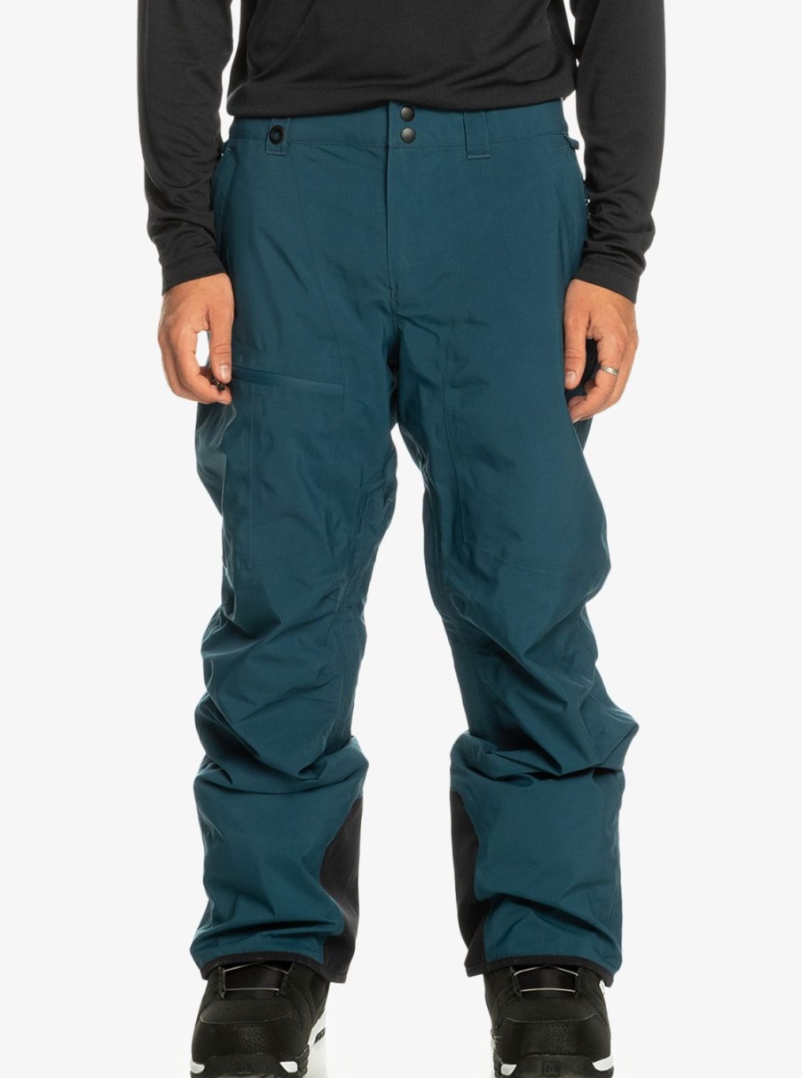 Hombre Quiksilver Pantalones De Snow | Forever Stretch Gore-Tex® - Pantalon Para Nieve Para Hombre Majolica Blue