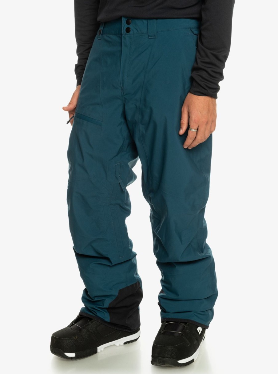 Hombre Quiksilver Pantalones De Snow | Forever Stretch Gore-Tex® - Pantalon Para Nieve Para Hombre Majolica Blue