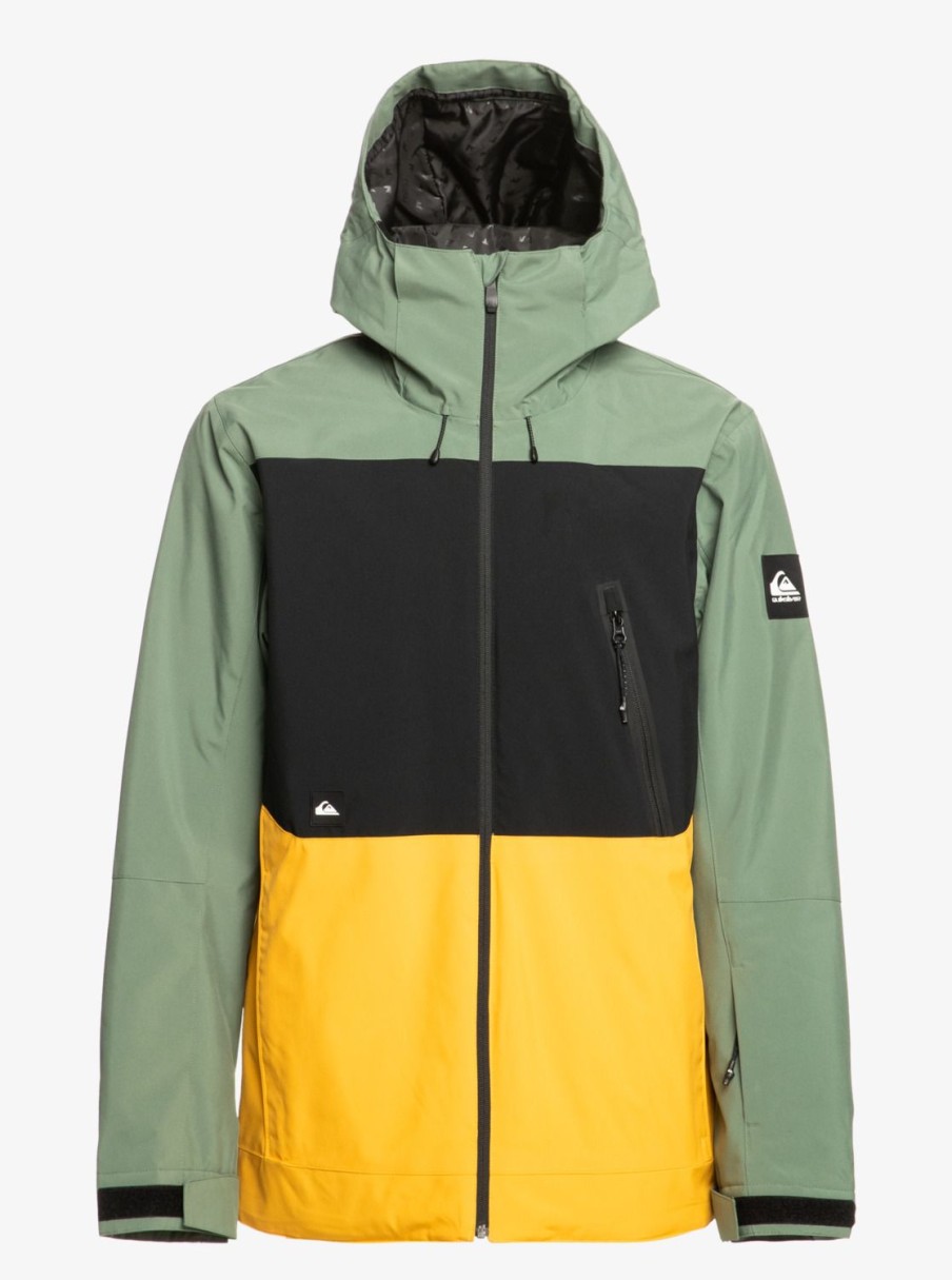 Hombre Quiksilver Chaquetas De Snow | Sycamore - Chaqueta Tecnica Snow Para Hombre Laurel Wreath