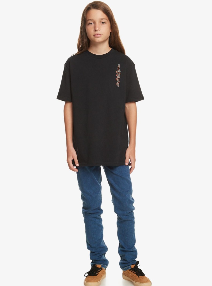 Nino Quiksilver Camisetas | Omni Serpent - Camiseta Para Chicos 8-16 Black