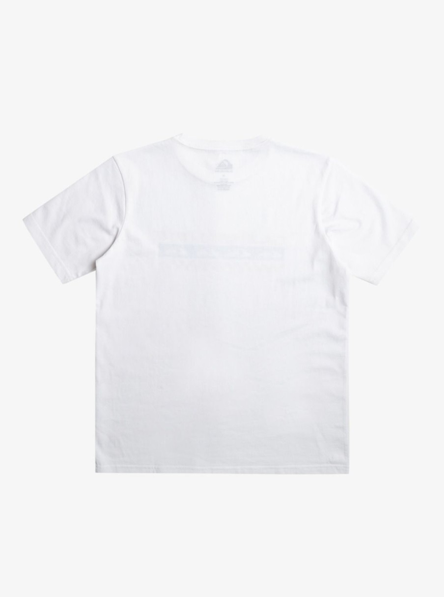 Nino Quiksilver Camisetas | Omni Check Turn - Camiseta Para Chicos 8-16 White