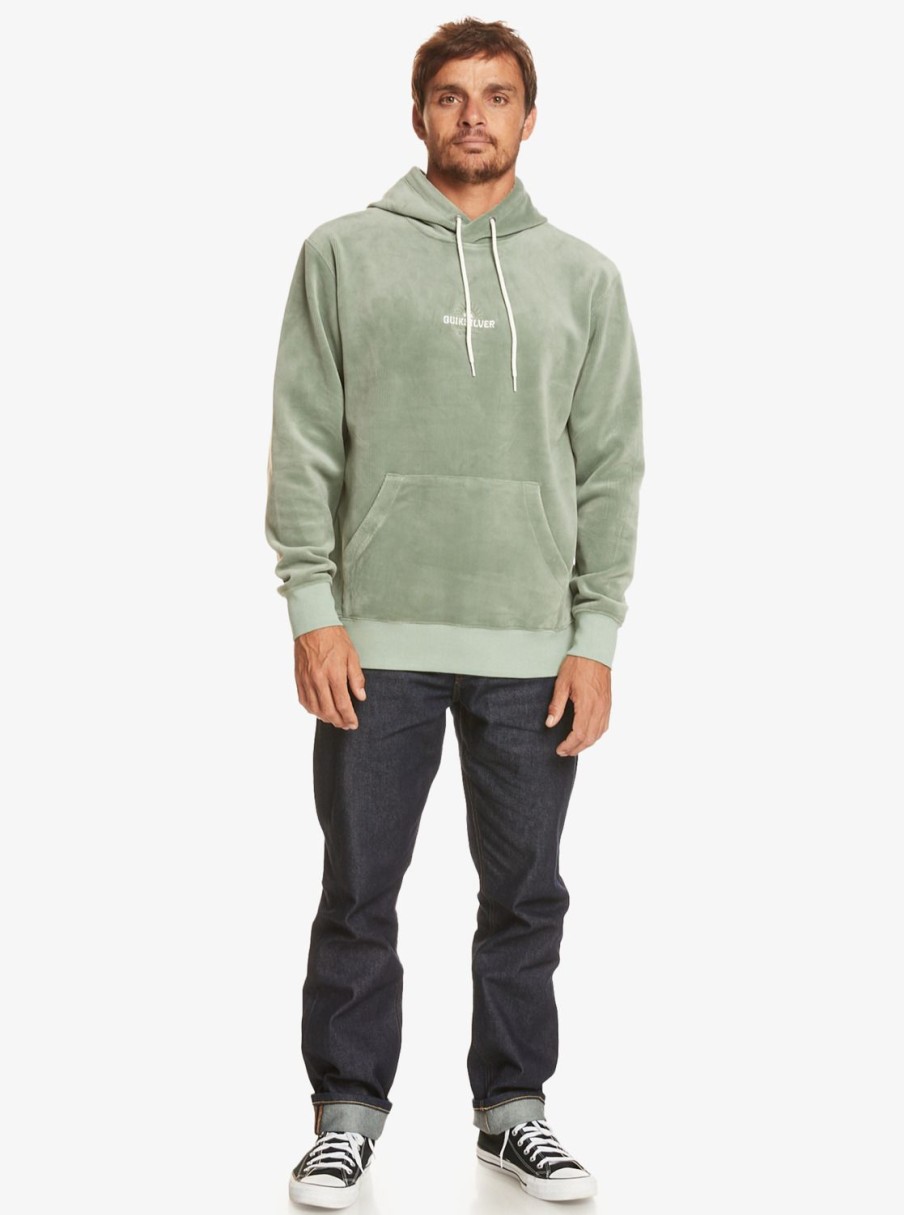 Hombre Quiksilver Sudaderas & Jerseis | Cord - Sudadera Con Capucha Para Hombre Iceberg Green