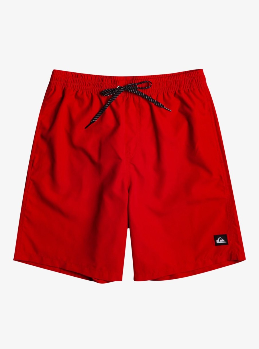 Hombre Quiksilver Trajes De Bano | Everyday 15" - Short De Natacion Para Hombre High Risk Red