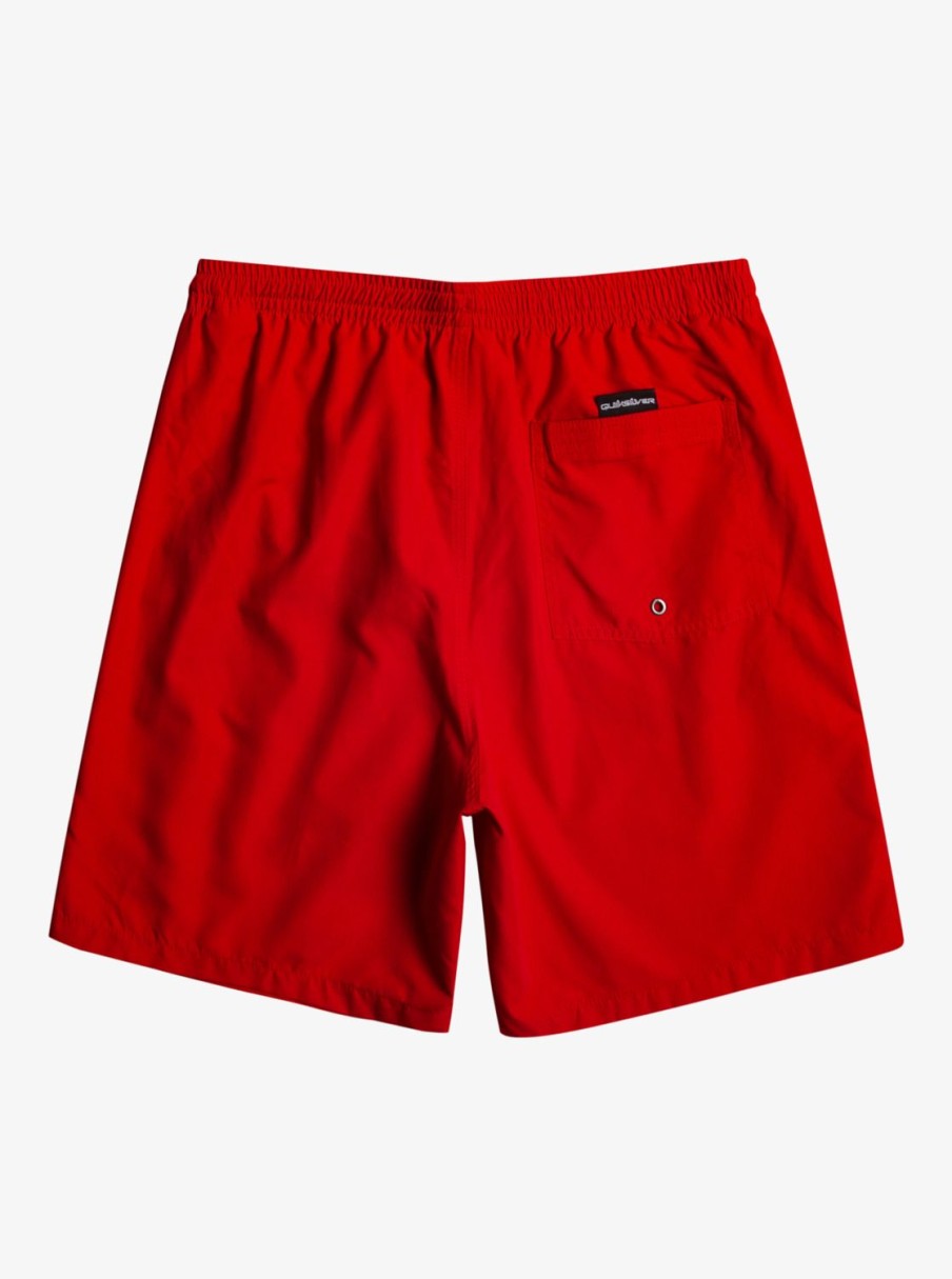 Hombre Quiksilver Trajes De Bano | Everyday 15" - Short De Natacion Para Hombre High Risk Red