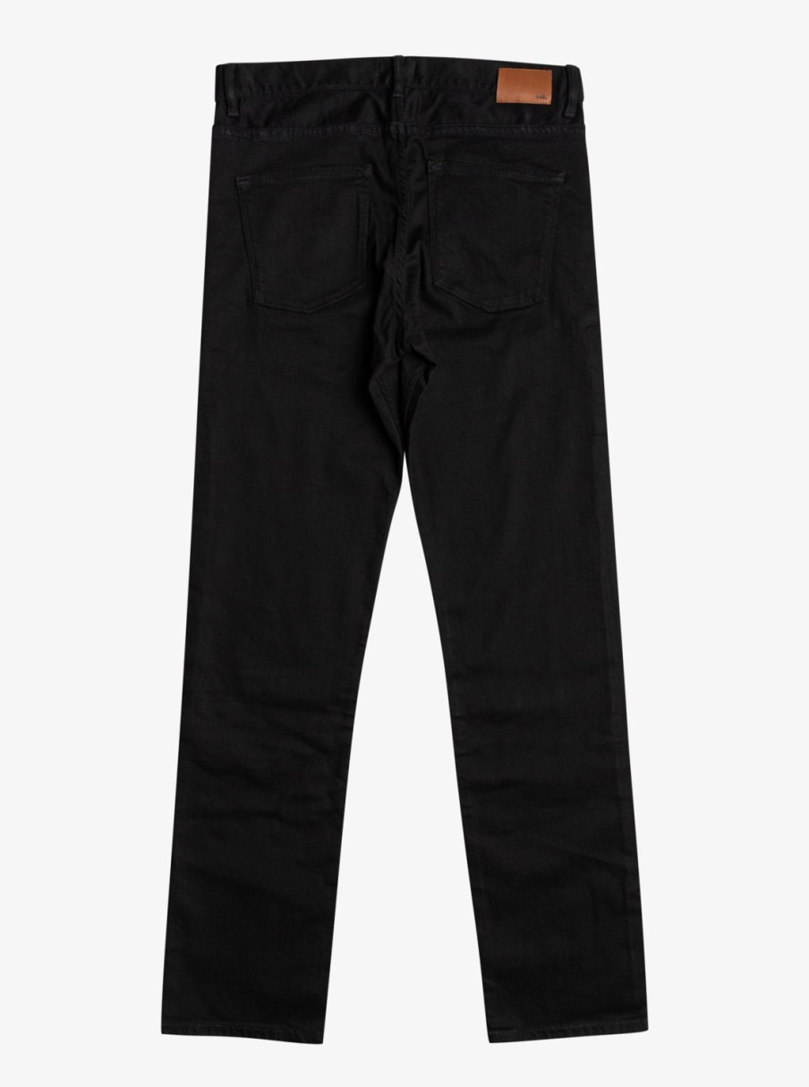 Hombre Quiksilver Pantalones | Modern Wave Vaquero Para Hombre Black Black