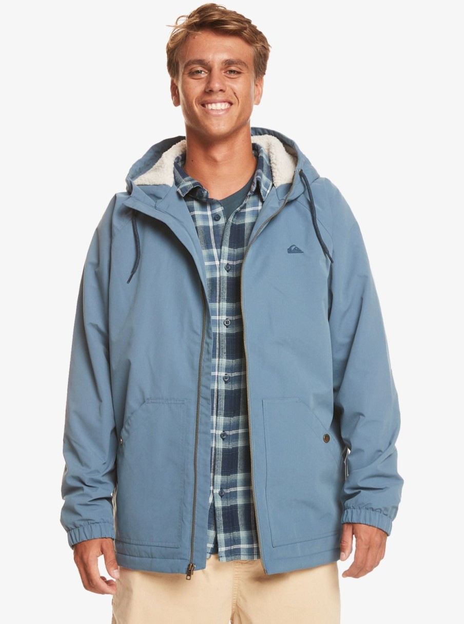 Hombre Quiksilver Chaquetas & Abrigos | Final Call - Parka Resistente Al Agua Para Hombre Bering Sea