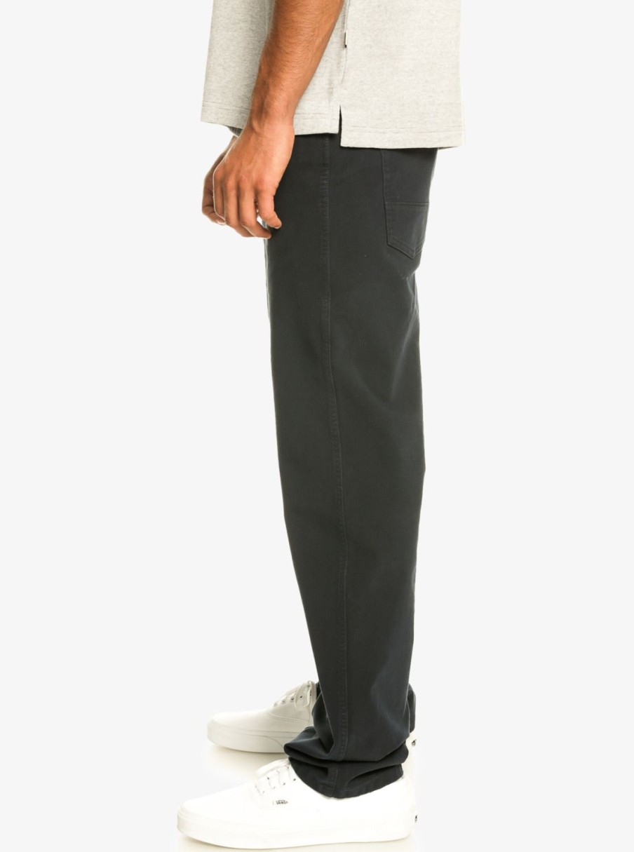 Hombre Quiksilver Pantalones | Krandy 5 Pockets - Pantalones Para Hombre Navy Blazer